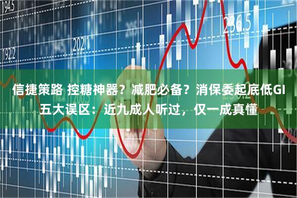 信捷策路 控糖神器？减肥必备？消保委起底低GI五大误区：近九成人听过，仅一成真懂